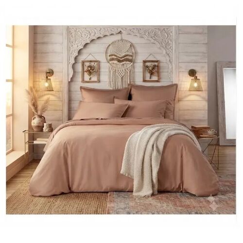 Taie D'oreiller En Satin De Coton 65 X 65 Cm Rose