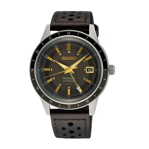 Montre Seiko Présage Automatique Style 60's Journey On The Road Gmt