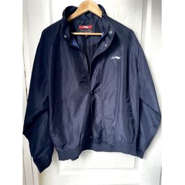 Li-Ning Veste De Sport Bleu Marine, Taille Xxl (180-100a), 100% Polyester, Très Bon État
