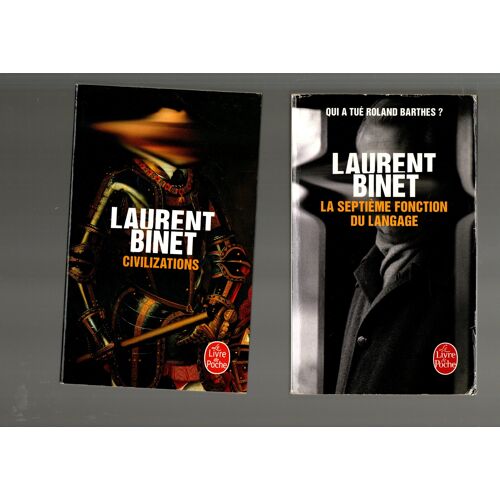 Laurent Binet, Civizations + La Septième Fonction Du Langage