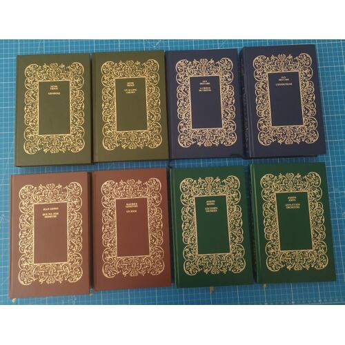 Lot De 8 Romans Reliés – Série Club Hachette – Éditions 1977