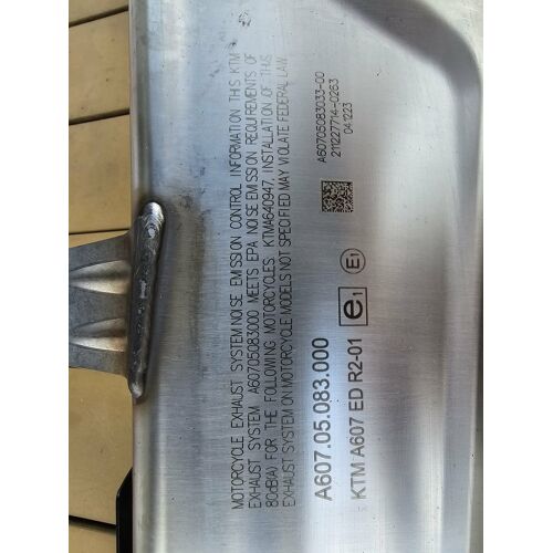 Pot Echappement Ktm 990 Duke 2024