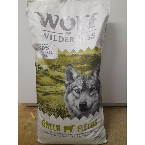 Wolf Of Wilderness Adulte " Green Fields" Agneau 12 Kg