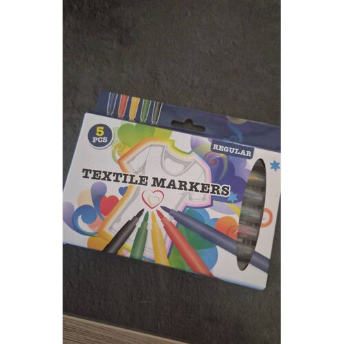 Lot De 5 Marqueurs Pour Textile Neuf