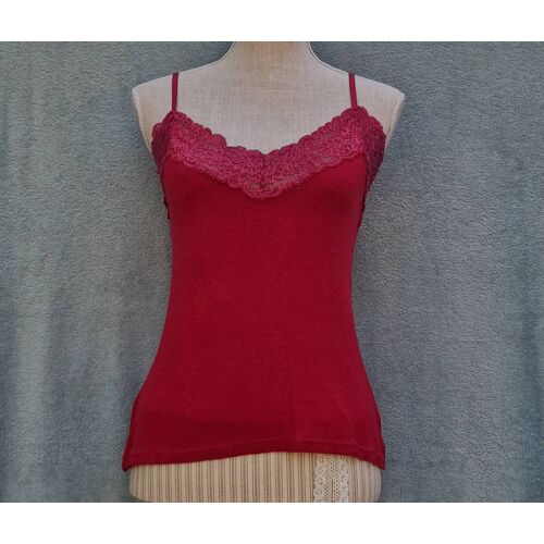 Débardeur Pyjama Rouge Chantal Rosner T2