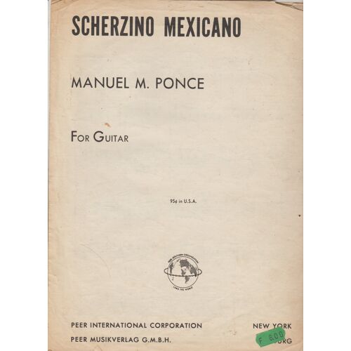 Scherzino Mexicano Manuel M. Ponce