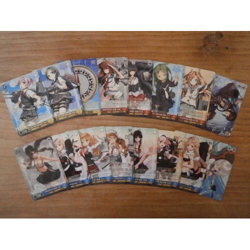 Lot 16 Cartes - Kancolle - Weiss Schwarz Card - Kc/S25 S31 S42 S67 Mix - Bushiroad Japan