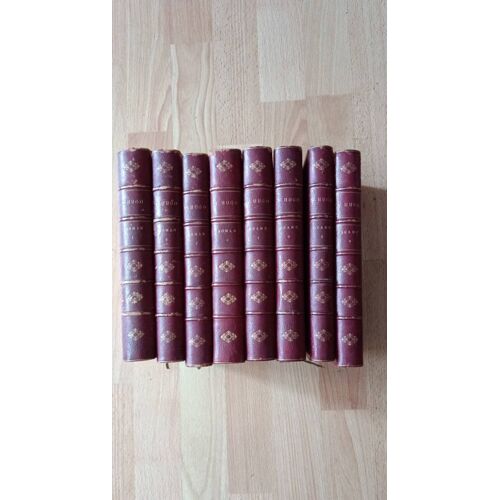 ?Uvres Complètes Victor Hugo Romans (4) + Drames (4) Aux Éditions Houssiaux Année 1860