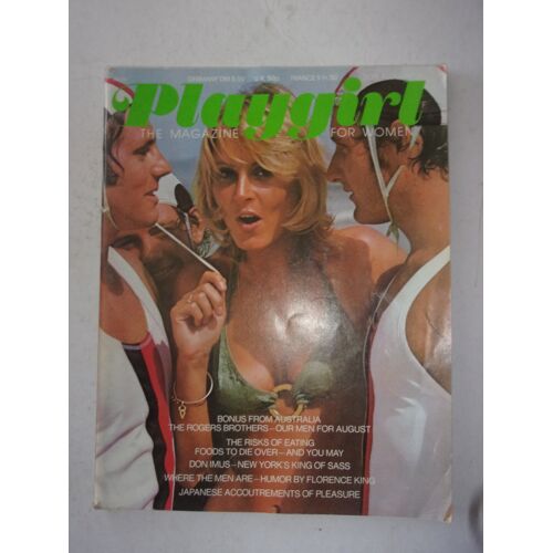 Playgirl Édition Américaine, Complet Avec Encart, Aout 1974expédition Colissimo Ou Mondial Relay