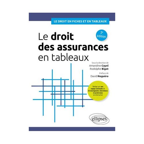 Le Droit Des Assurances En Tableaux