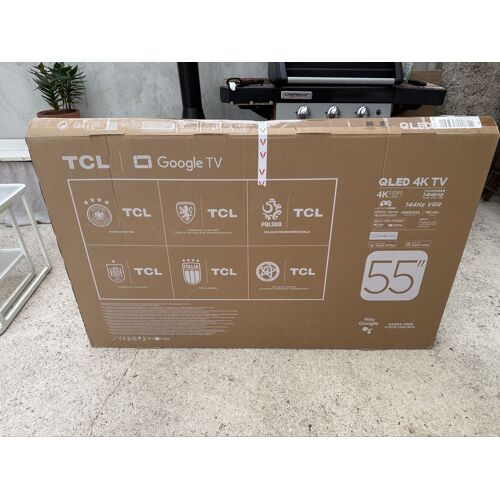 TV TCL 55¿ QLED 4K Smart TV ¿ Comme neuve ¿ Facture + carton d¿origine