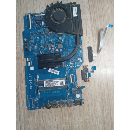 Carte mère HP 17-by / 17-ca AMD A9-9425 fonctionnelle + ventilateur + nappes HDD/DVD