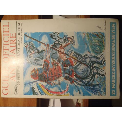 Guide Officiel Annuaire 36 E Festival International Du Film Cannes 1983
