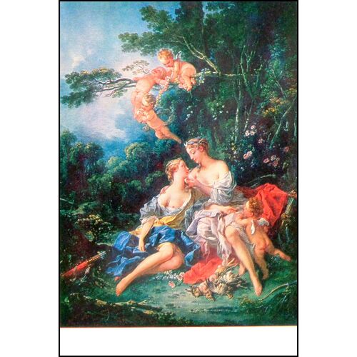 Boucher François Lot Cartes Postales Tableaux Peinture