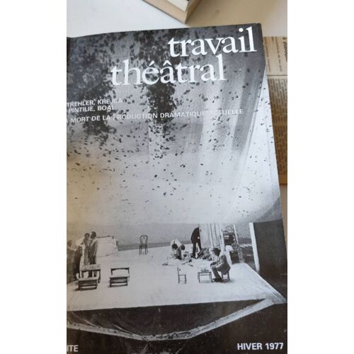 Travail Théâtral, Numéro 26,Janvier Mars 1977.Table Des Matières En Photo.