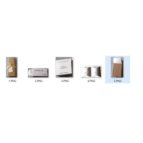 Lot De 6 Bonnets De Douche-Produits Promotionnels Présentés En Emballage Individuel-Marques Diverses