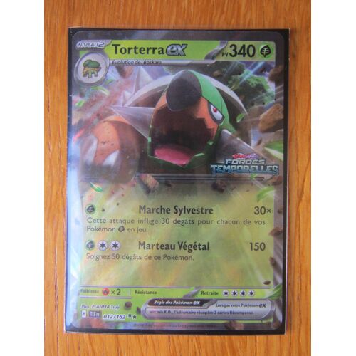 Torterra Ex - Promo Stamp - 012/162 - Forces Temporelles
