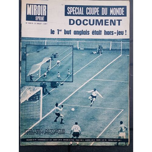 Miroir Sprint N 1050b 21 Juillet 1966 Spécial Coupe Du Monde
