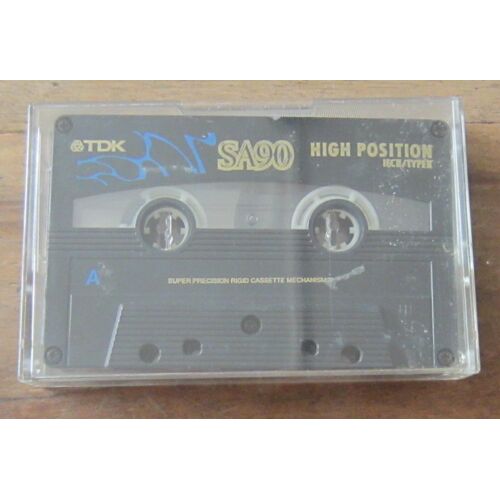 Cassette Audio TDK SA 90 High Position IEC II Type II Vintage 90 minutes Tape K7
