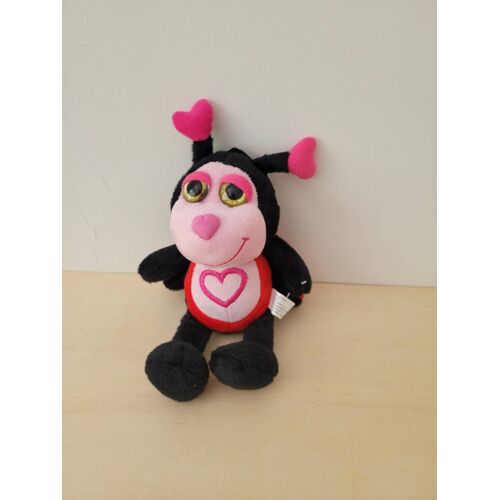 Doudou peluche coccinelle coeur