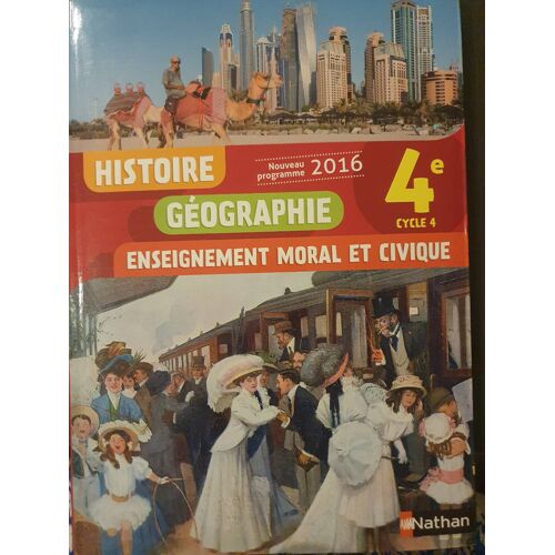 Histoire Géo 4ème Cy Le 4