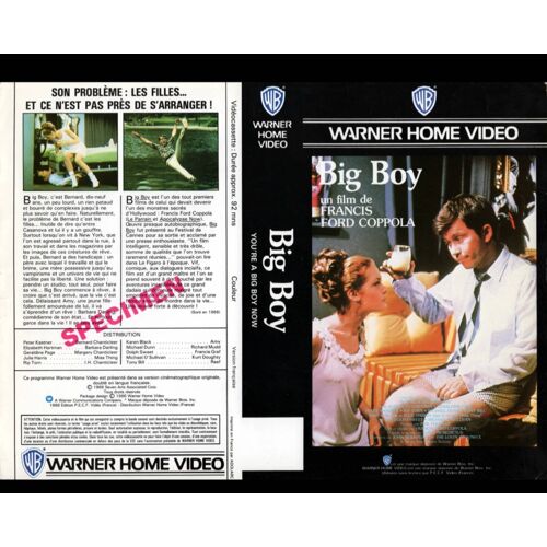 Big Boy F.F.Coppola - Vhs Warner Rare