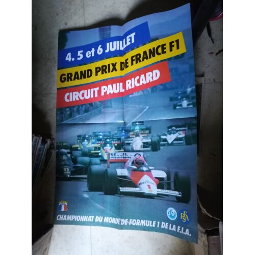 Poster Grand Prix De France F1
