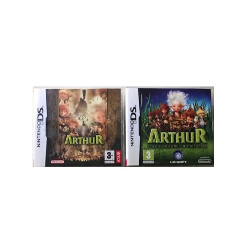 Lot Top 2 Jeux Ds Arthur Et Les Minimoys + La Vengeance De Maltazard. D'Apres Luc Besson. Party Games De 90 Jeux, Tamagoshi, Constructions. 6euros Un, 10euros Les 2