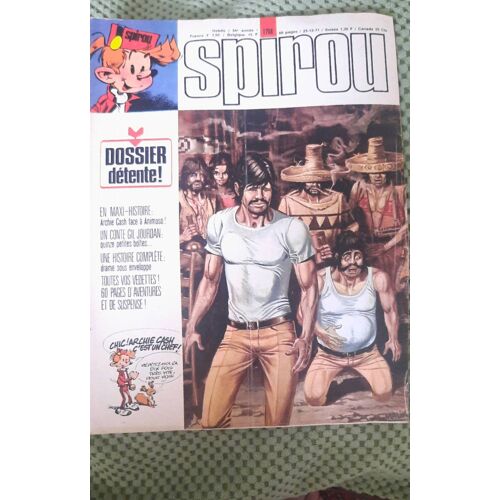 Spirou N°1768 Archie Cash Face À Animoso