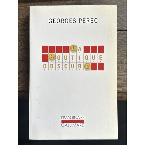 La Boutiste Obscur - Georges Perec - L’Imaginaire 
