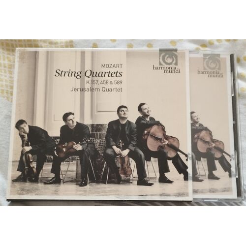 Mozart String Quartets K 157 458 & 589 Jerusalem Quartet Harmonia Mundi