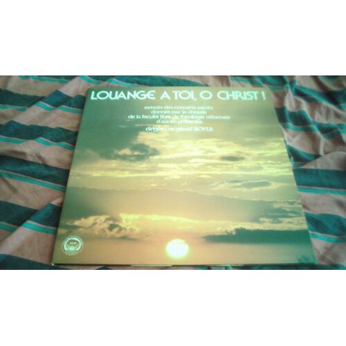 Disque Vinyle (33 Tours) De Gerard Boyer / Louange A Toi, O Christ !