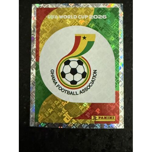 Vignette Panini Coupe Du Monde 2026 N°Gha1 : Ecusson Ghana