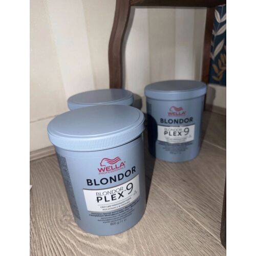 3 Pots Blondor Plex 9 / Poudre Décolorante Wella  