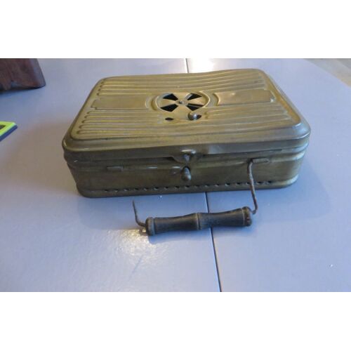 Ancienne Chaufferette En Cuivre/R16