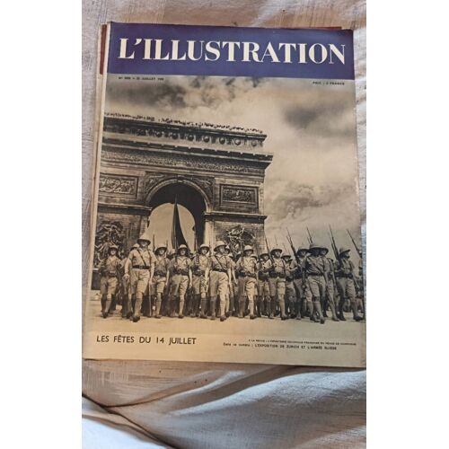 L'Illustration Numéro 5 1029 22 Juillet 1939