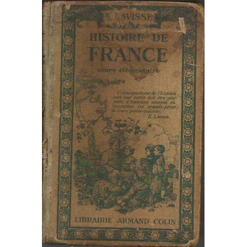 Histoire De France Ernest Lavisse 1916 – Ancien Manuel Scolaire Armand Colin