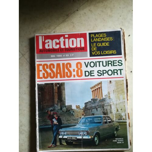 Action Automobile 69 De 1966 Ford Zodiac,Fiat 124,850 Coupe,Salon Geneve,Ford Cortina Gt,Essais Le Mans,Alpine A110 1300,Ac Cobra,Alfa Giulia Sprint Gt,Ferrari 330 Gt,Triumph Spitfire,Matra Djet V,Lan