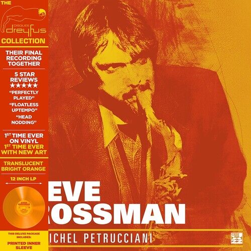 Disque Vinyle Lp Steve Grossman Michel Petrucciani Édition Deluxe Vinyle Orange