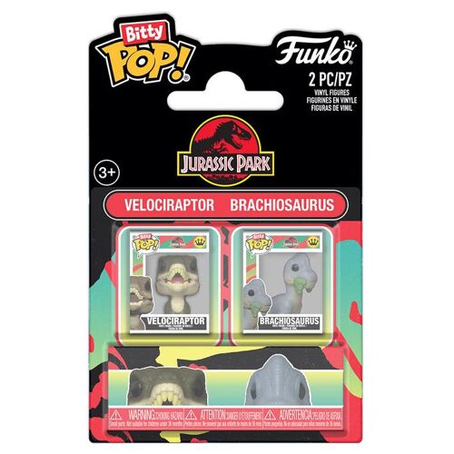 Figurine Funko Pop - Five Nights At Freddy's - Velociraptor & Brachiosaurus - Pack Bitty Pop (94199)