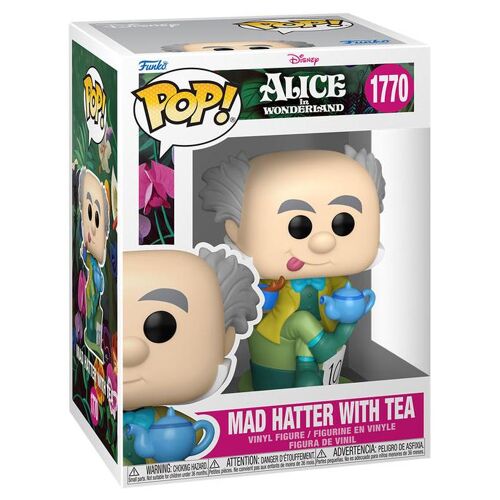 Figurine Funko Pop - Alice Au Pays Des Merveilles [Disney] N°1770 - Le Chapelier Fou Avec Thé (93202)