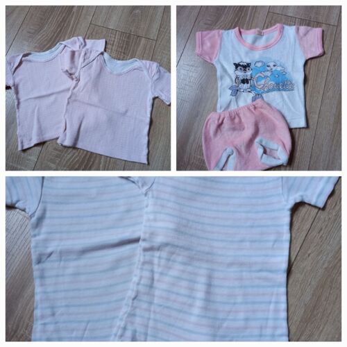 Lot Vêtements Bébé Fille Été 12 Mois Vintage