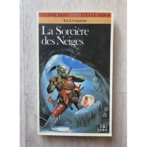 Livre Dont Vous Êtes Le Héros - La Sorcière Des Neiges (Sans Logo) - Défis Fantastiques
