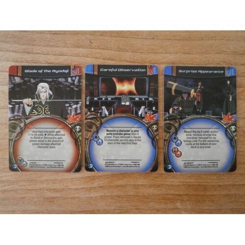 Lot 3 Cartes Prism - Bleach Memories Of Nobody - Trading Card Game (Mon13 / Mon17 / Mon23) - Score Entertainment - Usa 2008
