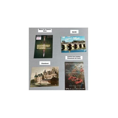 Loir & Cher : 14 Cartes Postales (Blois-Chambord-Les Roches-Chaumont-Lavardin-Montrichard) (8 Avec Correspondance - 7 Sont Affranchies - 6 N’Ont Pas Circulé)