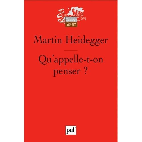 Qu'appelle-T-On Penser ?