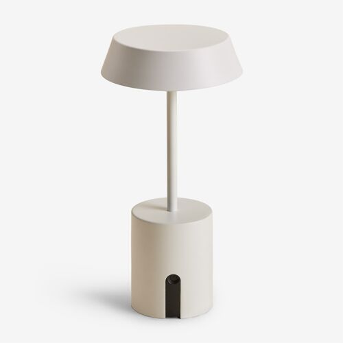 Lampe De Table Led Sans Fil Pour Extérieur Uliana Blanc Gardenia