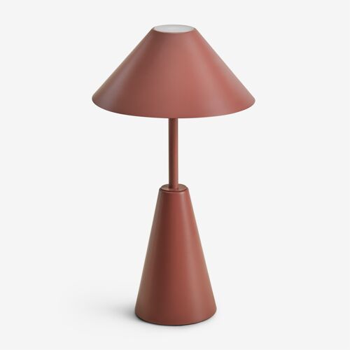 Lampe De Table Led Sans Fil Pour Extérieur En Fer Alexis Terracota