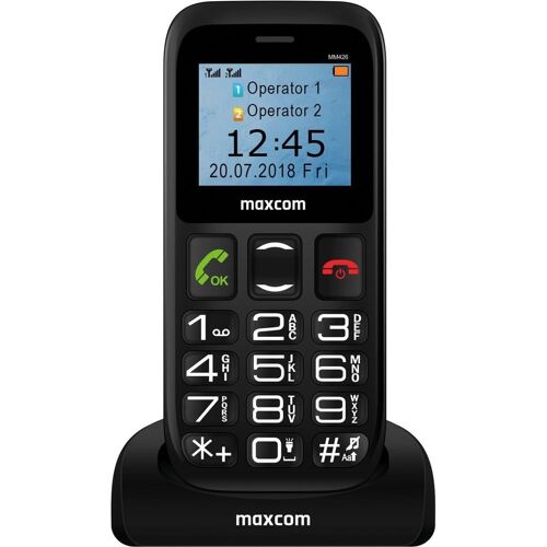 MaxCom MM426 SE téléphone portable 1.77" 72 g Noir Téléphone numérique