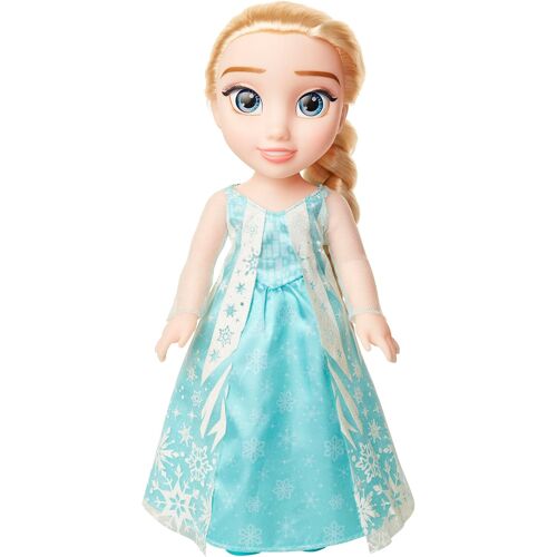 Disney Frozen Elsa Poupée avec tenue bleue glacée inspirée du film, chaussures bleues et longue coiffure tressée - environ 14 inches de hauteur, pour filles à partir de 3 ans